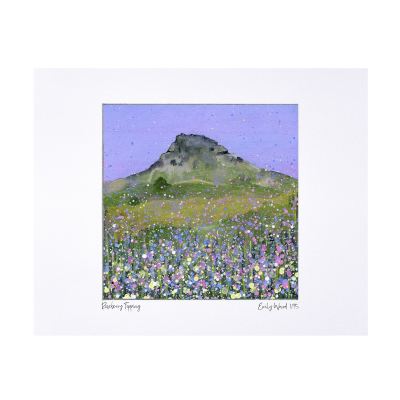Roseberry Topping Limited Edition Print with Mount
